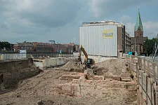 Grabungsfläche, Übersichtsfoto