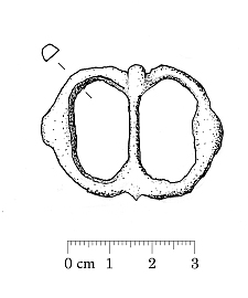 Fundzeichnung der Schnalle