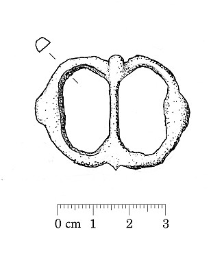 Fundzeichnung der Schnalle