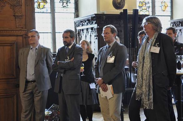 Prof. Dr. Tassilo Schmitt und Prof Dr Hermann Parzinger und Prof Dr Claus von CarnapBornheim und Prof Dr Uta Halle 